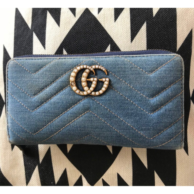 Gucci(グッチ)のGUCCI 日本限定デニム柄長財布‼️ メンズのファッション小物(長財布)の商品写真