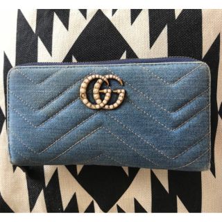 グッチ(Gucci)のGUCCI 日本限定デニム柄長財布‼️(長財布)