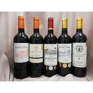 フランス(ボルドー)　ﾌﾙﾎﾞﾃﾞｨ 赤5本セット 　750ml　(ワイン)