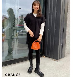 ザラ(ZARA)の値下げBasementOnlineミニショルダーハンドルバッグオレンジ(ショルダーバッグ)