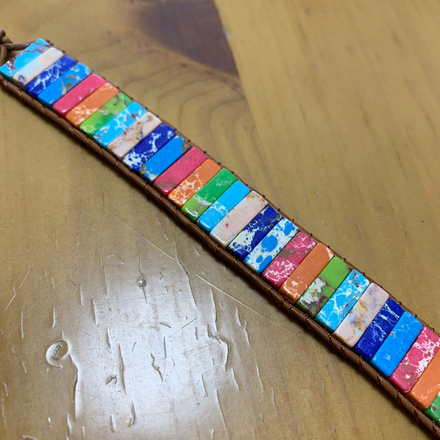 レインボーブレスレット　Rainbow Bracelet レディースのアクセサリー(ブレスレット/バングル)の商品写真
