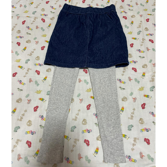 petit main(プティマイン)のpetit main ハートポケット　レギンス付きスカート　110 キッズ/ベビー/マタニティのキッズ服女の子用(90cm~)(スカート)の商品写真