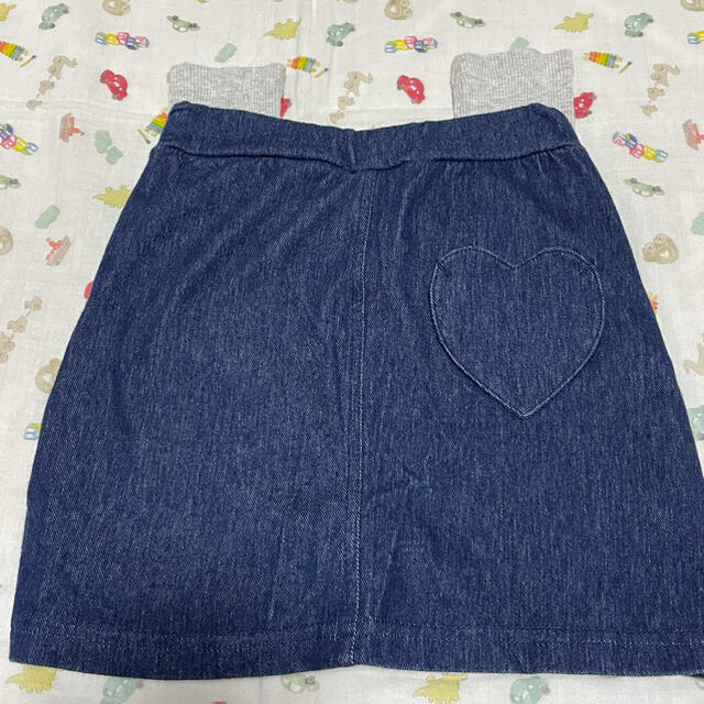 petit main(プティマイン)のpetit main ハートポケット　レギンス付きスカート　110 キッズ/ベビー/マタニティのキッズ服女の子用(90cm~)(スカート)の商品写真