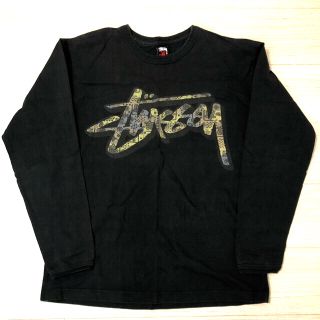 ステューシー(STUSSY)のスチューシーロンT‼️ ブラック(Tシャツ/カットソー(七分/長袖))