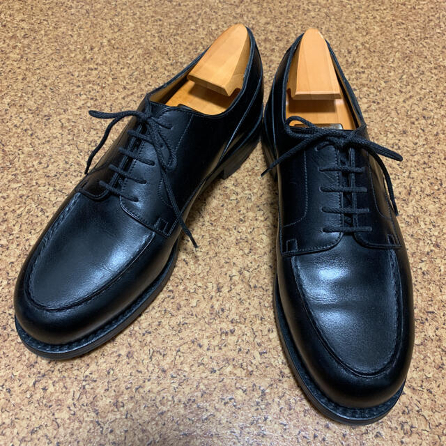公式の J.M. WESTON 9.5D ブラックボックスカーフ ivy jmweston641Golf