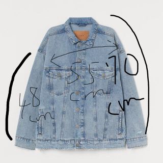 エイチアンドエム(H&M)のH&M NIZIUコラボ　デニムジャケット(Gジャン/デニムジャケット)