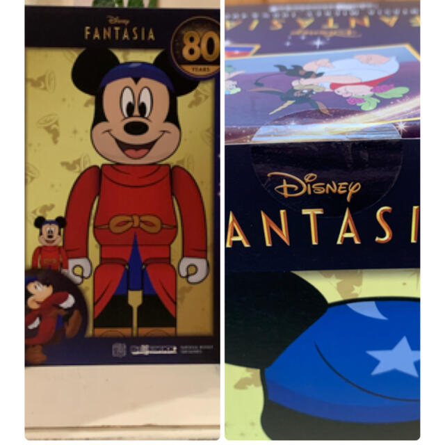 BERBRICKBE@RBRICK FANTASIA MICKEY 100% 400%