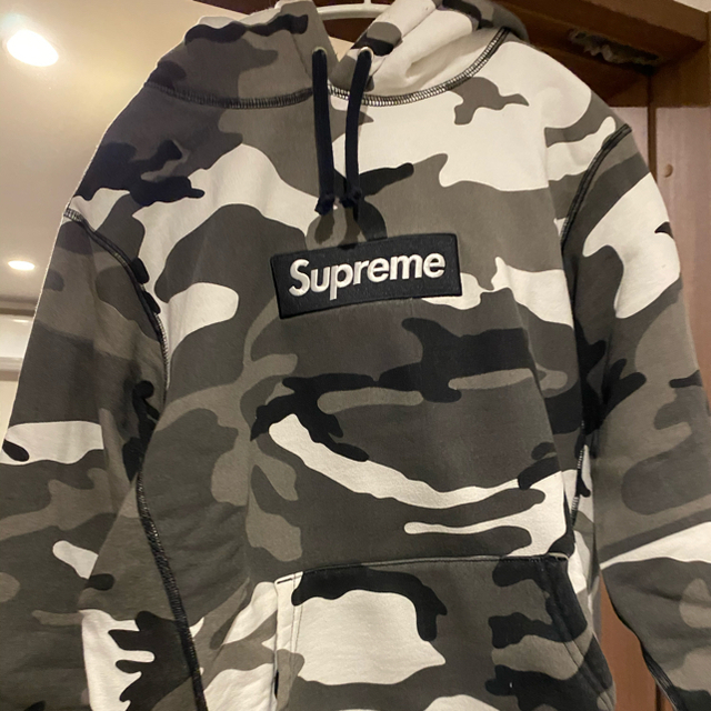 早い者勝ち supreme boxlogo snow camo Mサイズ