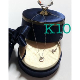 ヨンドシー(4℃)の4℃🌙.*·̩͙K10ホワイトゴールドネックレス(ネックレス)