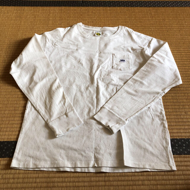 メンズ Lee ボケ付ロンT オフホワイト Lサイズ メンズのトップス(Tシャツ/カットソー(七分/長袖))の商品写真