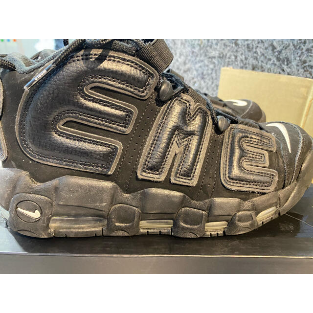 NIKE AIR MORE UPTEMPO SUPREME BLACK