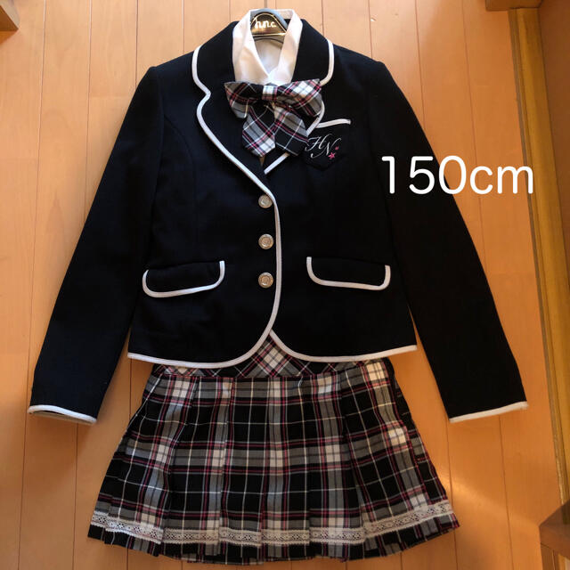 HIROMICHI NAKANO(ヒロミチナカノ)の女の子 フォーマル スーツ 卒業式 ヒロミチナカノ 150cm 4点セット キッズ/ベビー/マタニティのキッズ服女の子用(90cm~)(ドレス/フォーマル)の商品写真