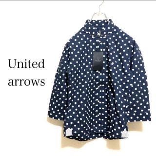 ユナイテッドアローズ(UNITED ARROWS)の【新品、タグ付き】ユナイテッドアローズ☆シャツ　ドット　古着(シャツ/ブラウス(長袖/七分))