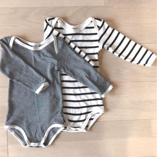 プチバトー(PETIT BATEAU)のプチバトー ロンパース ボディ(ロンパース)