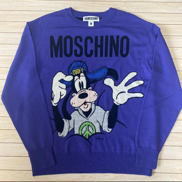 H&M(エイチアンドエム)のH&M MOSCHINO ニット　グーフィー メンズのトップス(ニット/セーター)の商品写真