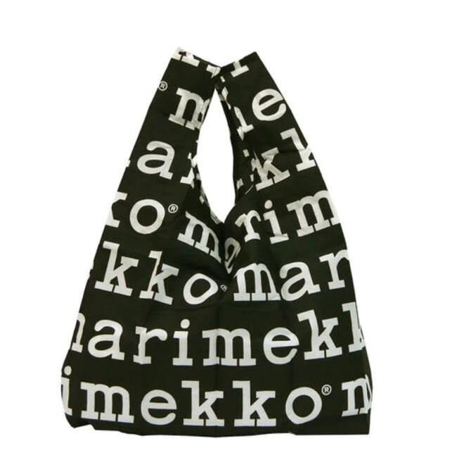 marimekko(マリメッコ)の新品未開封　マリメッコ　エコバッグ　マリロゴ レディースのバッグ(エコバッグ)の商品写真