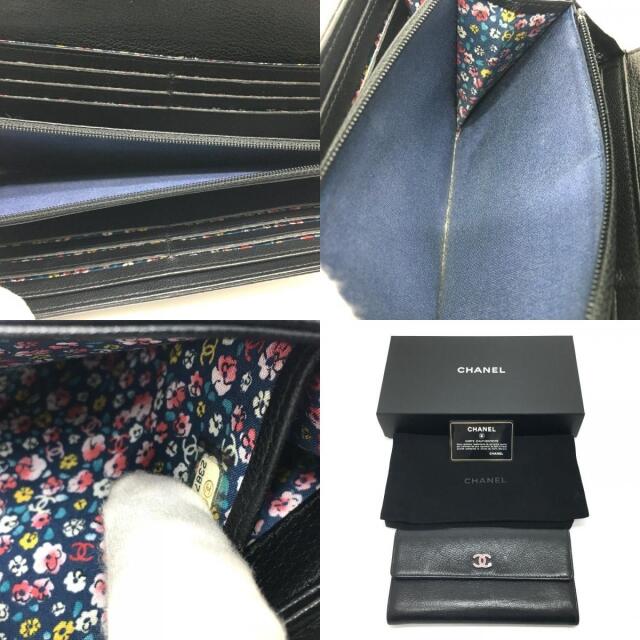 CHANEL - シャネル A84203 ラッキー クローバー 長財布 CC ココマーク CHANEL - シャネル A84203 ラッキー クローバー 長財布 CC ココマーク