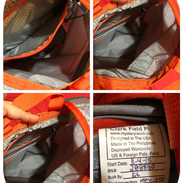MYSTERY RANCH(ミステリーランチ)のMYSTERYミステリーランチbooty bag リュック　美品 メンズのバッグ(バッグパック/リュック)の商品写真