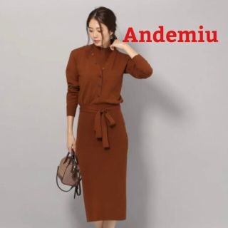 アンデミュウ(Andemiu)のアンデミュウ★Andemiu★黒ニットワンピース★新品(その他)