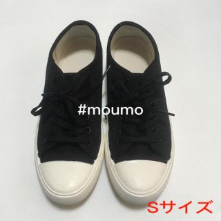 ジーユー(GU)の⚫️値下不可⚫️ GU レディース キャンバス スニーカー ブラック×アイボリー(スニーカー)