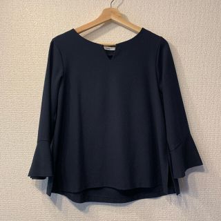 TONAL ネイビー　トップス(カットソー(長袖/七分))