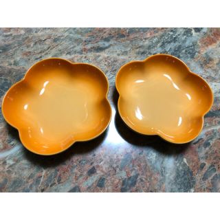 ルクルーゼ(LE CREUSET)のル・クルーゼ　フラワーディッシュ２枚セット(食器)