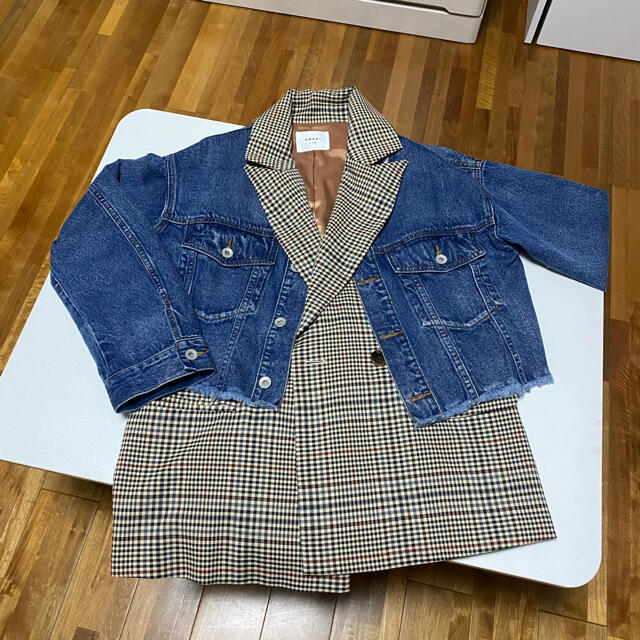 Ameri VINTAGE - amerivintage VEST LAYERED DENIM JKの通販 by ちひろ ...