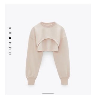 クロップドスウェットシャツ ZARA