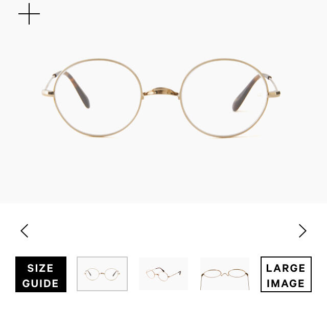 Ayame(アヤメ)のオリバーゴールドスミス　ゴールド　メガネ メンズのファッション小物(サングラス/メガネ)の商品写真