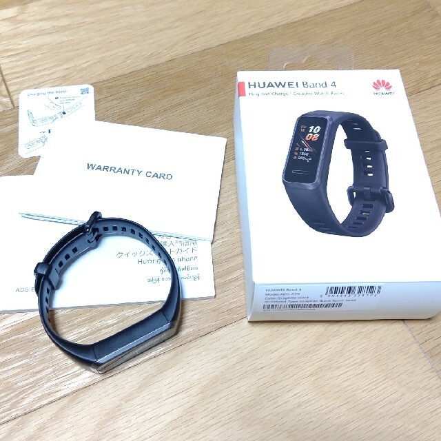 HUAWEI(ファーウェイ)のHUAWEI Band4 ファーウェイバンド4 ADS-B29 black スマホ/家電/カメラのスマホ/家電/カメラ その他(その他)の商品写真