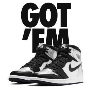 ナイキ(NIKE)のNike Jordan 1 silver toe(スニーカー)