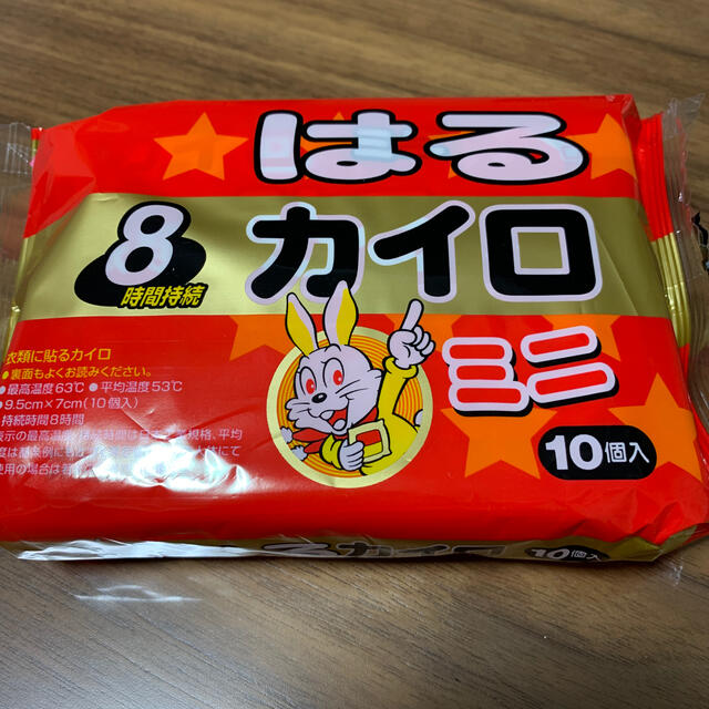 小林製薬(コバヤシセイヤク)の貼るホッカイロ　ミニ　10枚 インテリア/住まい/日用品の日用品/生活雑貨/旅行(日用品/生活雑貨)の商品写真