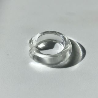 clear earcuff ring 2way(イヤーカフ)