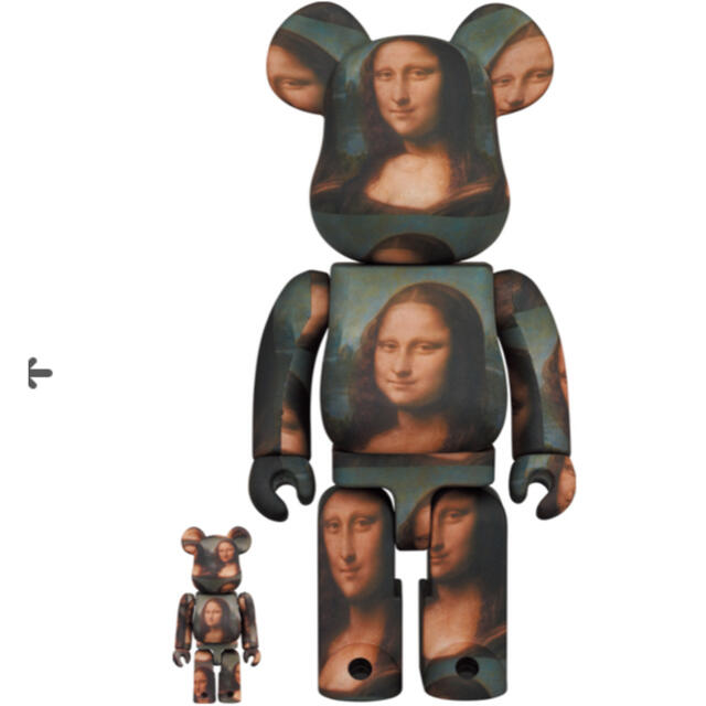 MEDICOM TOY(メディコムトイ)のBE@RBRICK LEONARDDEVINCI Mona Lisa  エンタメ/ホビーのフィギュア(その他)の商品写真