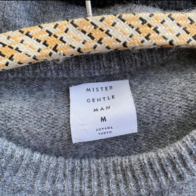 MAISON KITSUNE'(メゾンキツネ)のチーム®️さま専用　MISTER GENTLEMAN フレームボーダーニット メンズのトップス(ニット/セーター)の商品写真