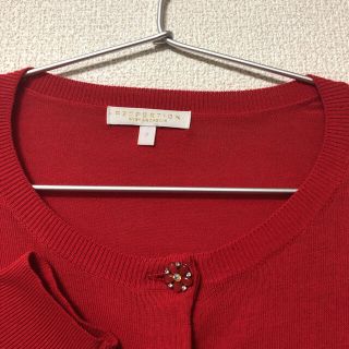 プロポーションボディドレッシング(PROPORTION BODY DRESSING)のビジューカーディガン(カーディガン)