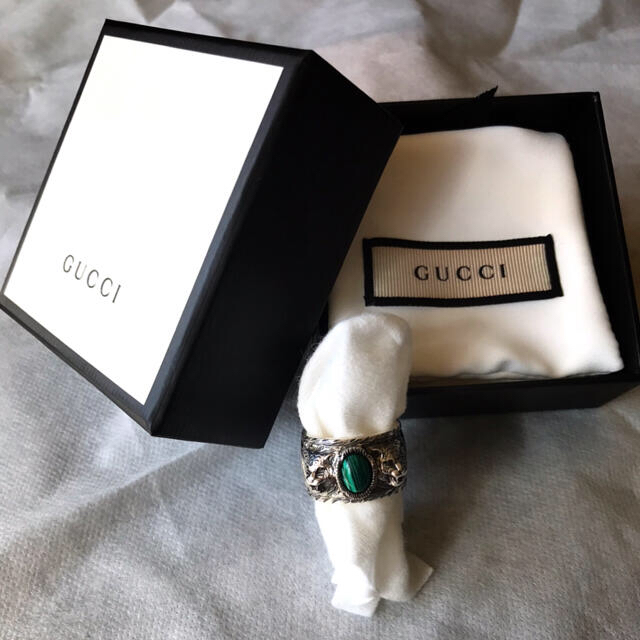 Gucci(グッチ)の<GUCCI> ガーデンシルバーリング Size 21号 メンズのアクセサリー(リング(指輪))の商品写真