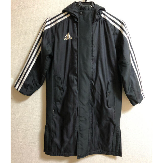 adidas(アディダス)のadidas  ジュニア　ベンチコート キッズ/ベビー/マタニティのキッズ服男の子用(90cm~)(コート)の商品写真