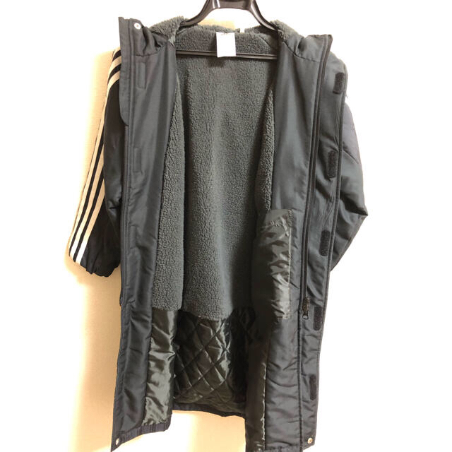 adidas(アディダス)のadidas  ジュニア　ベンチコート キッズ/ベビー/マタニティのキッズ服男の子用(90cm~)(コート)の商品写真