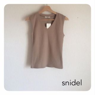 スナイデル(SNIDEL)のsnidel新作タンクトップ(Tシャツ(半袖/袖なし))