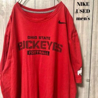 ナイキ(NIKE)のUS輸入　NIKE メンズ　半袖Tシャツ　BUCKEYES ビッグサイズ　2XL(Tシャツ/カットソー(半袖/袖なし))