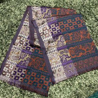 エトロ(ETRO)の【モカ様専用】ETRO エトロ　大判ストール　ウール　シルク　カシミヤ(ストール/パシュミナ)