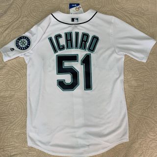 マジェスティック(Majestic)の【タグ付き】MLB シアトル マリナーズ イチロー 選手 ユニフォーム M(応援グッズ)