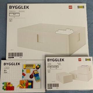 イケア(IKEA)のBYGGLEK ビッグレク　IKEA LEGO コラボ商品　3点セット送料込(知育玩具)