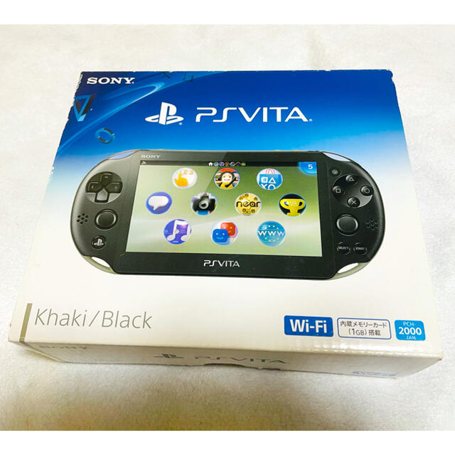 PS Vita PCH-2000 カーキブラック+α