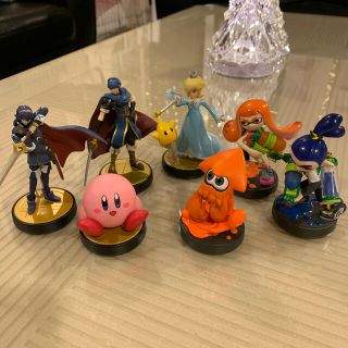 ニンテンドウ(任天堂)のamiibo 7セット(ゲームキャラクター)