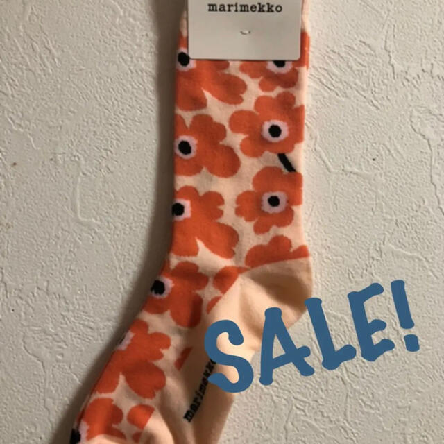 marimekko(マリメッコ)の【SALE】マリメッコ marimekko 靴下 ソックス 北欧 ウニッコ  レディースのレッグウェア(ソックス)の商品写真