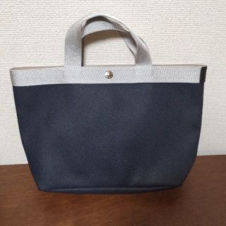 エルベシャプリエ(Herve Chapelier)の【danke様こ専用です】エルベシャプリエ　704gp ネイビー×シルバー(トートバッグ)