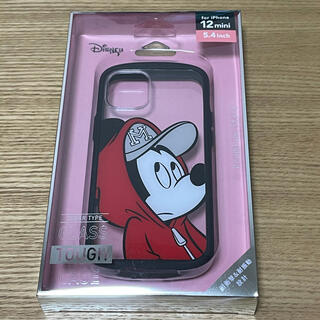 ディズニー(Disney)のiphone12mini ガラスタフケース　ミッキー(iPhoneケース)