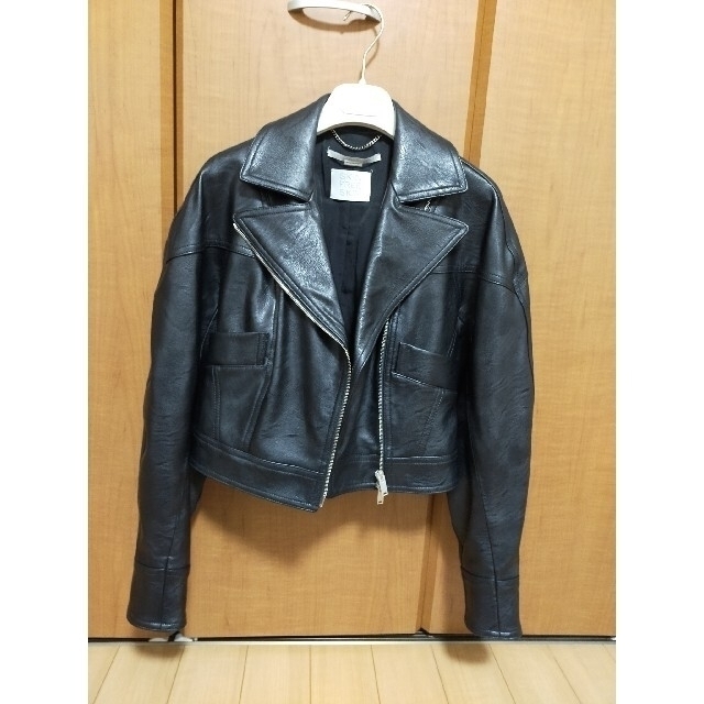 maisonmargiela【20万→タイムセール】新品ステラマッカートニー ライダースジャケット 黒